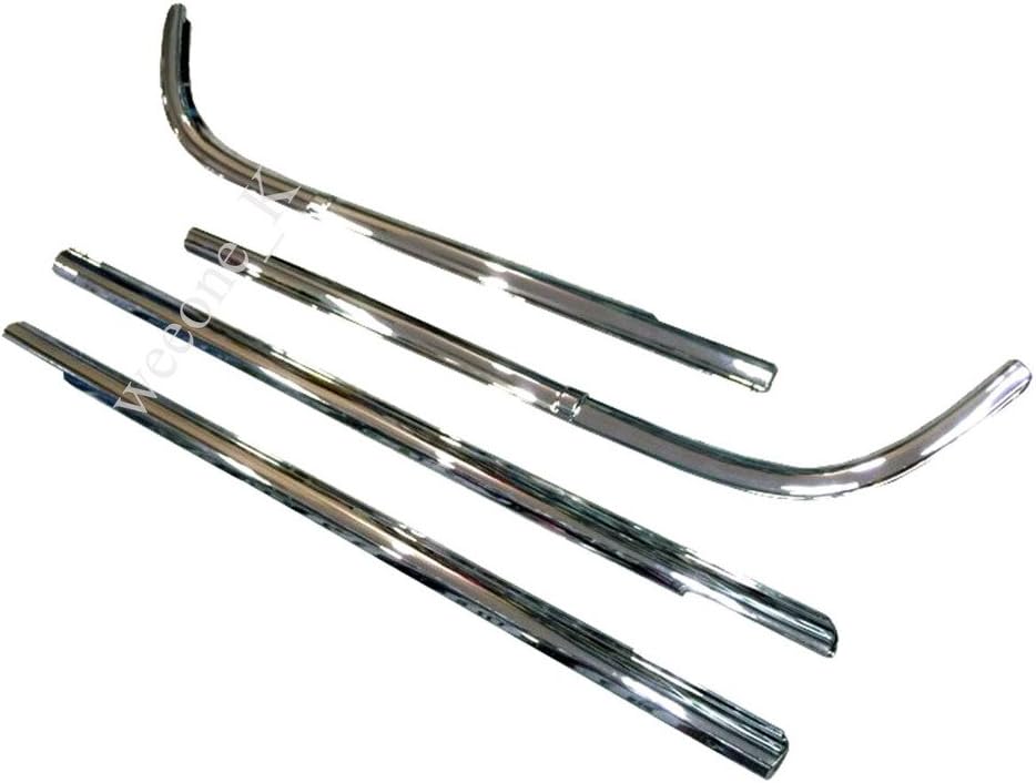 K1AutoParts 4 Door Chrome Window Sill Belt Line Molding Trim for Mazda BT50, BT-50,BT 50 Pro Pickup 2012 2013 2014 2015 2016
