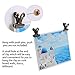 Boao 100 Pieces Mini Metal Clips Hinge Clips for Photos, Maps, Drawings, Art Work, Papers, Price Tag, 0.87 Inch (Cyan Bronze)