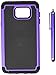 Galaxy Note 5 case, Note 5 case,Fulland Deluxe Hybrid TUFF Rugged Shockproof Rubber + Hard Case Cover For Samsung Galaxy Note 5 With Bouns Stylus Pen and Screen Protector-Purple