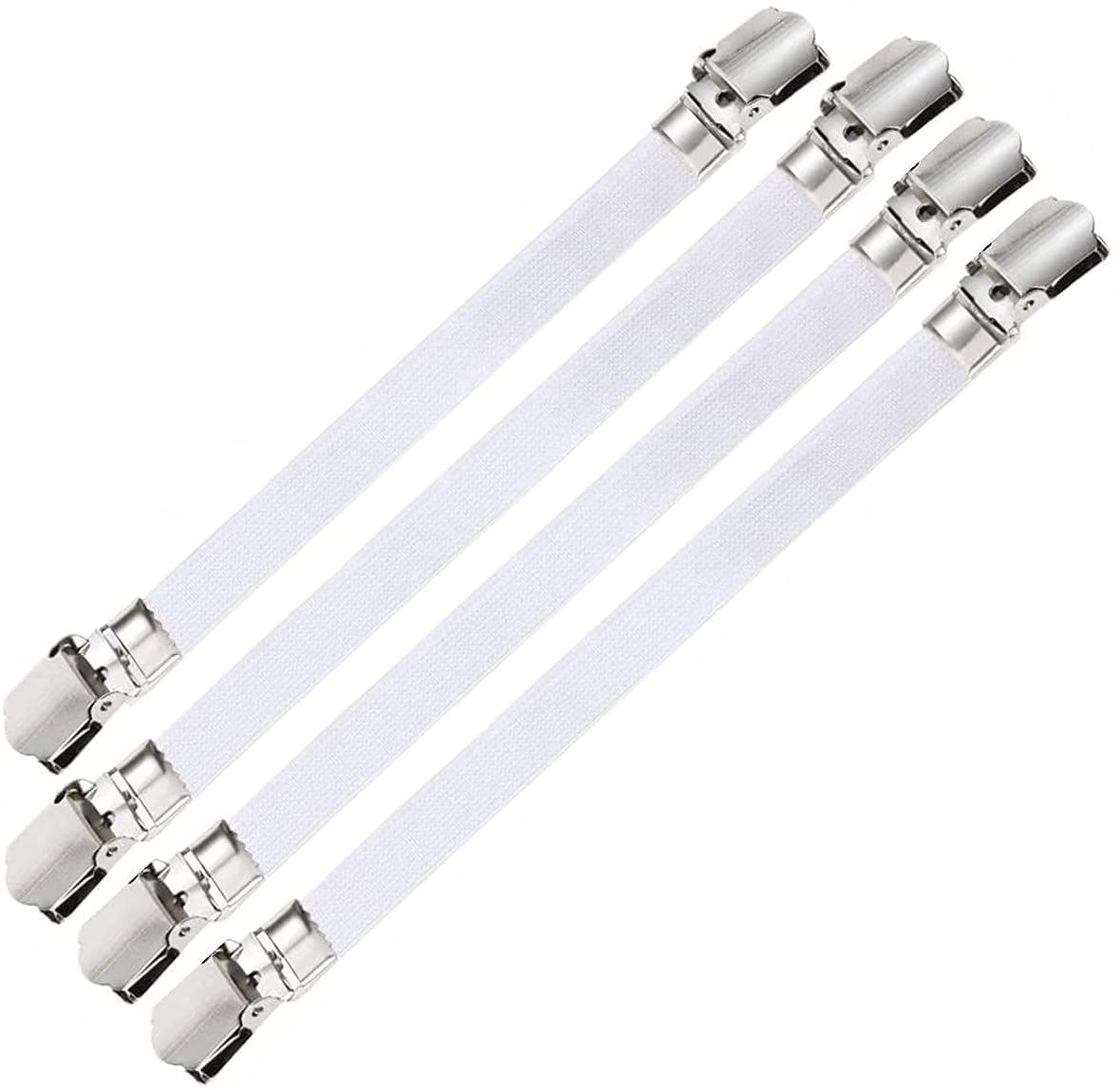 Jiating Bed Sheet Elasticated Corner Fasteners Ironing Board Cover Clips X 4