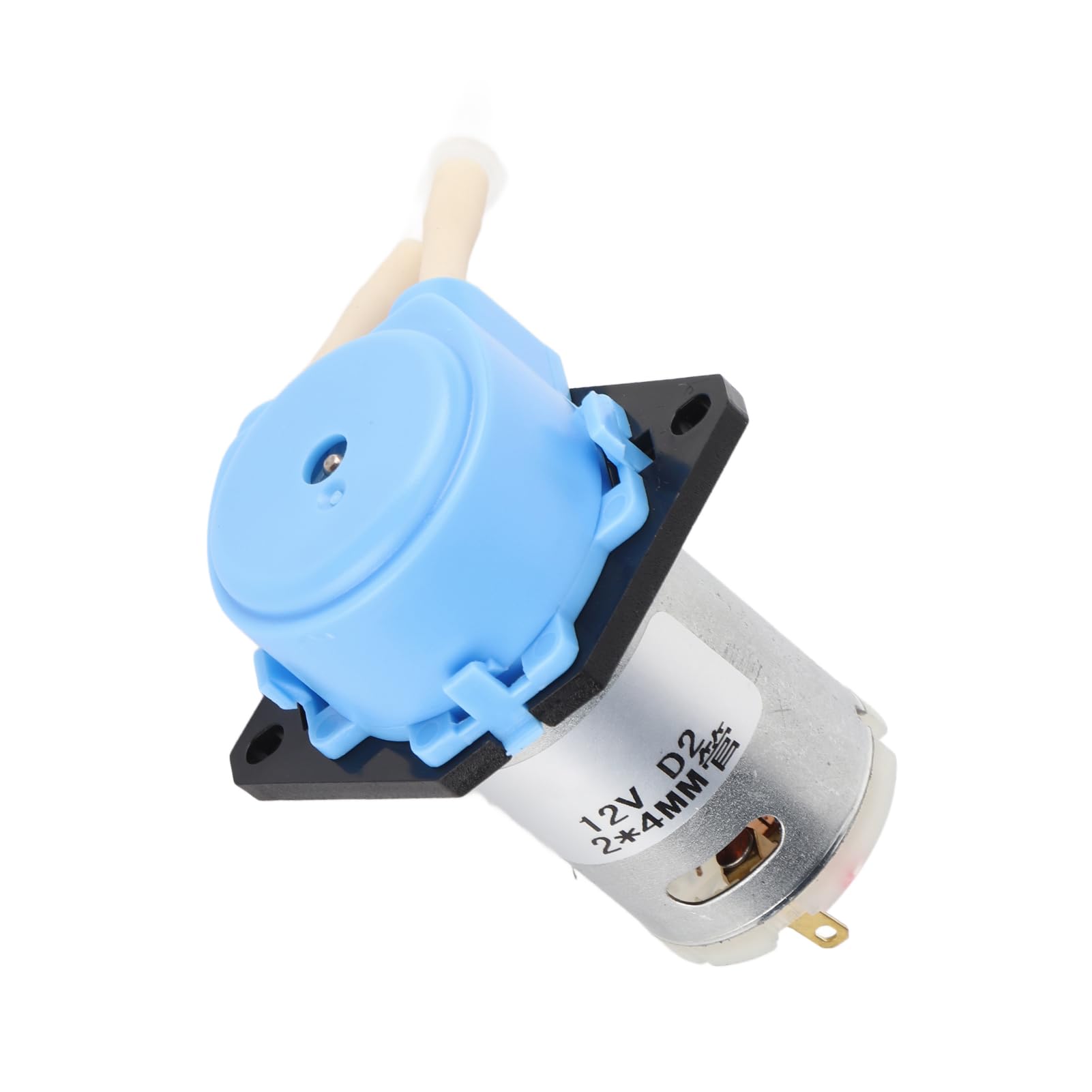 Peristaltic Pump, Self Priming Peristaltic Pump for Lab Analysis, DC 12V Mini Pump, Portable Metering Pump, Easy to Clean, Made of Aluminum Alloy