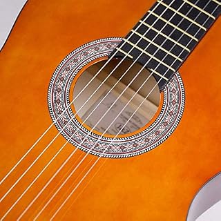 Guitare classique acoustique pour débutant en nylon 99 cm – Kit de démarrage pour 6 cordes en nylon – Avec sac étanche… - Les Beatles, Paul McCartney, John Lennon, RIngo Starr, George Harrison Guitare classique acoustique pour débutant en nylon 99 cm - Kit de démarrage pour 6 cordes en nylon - Avec sac étanche… – Image 3