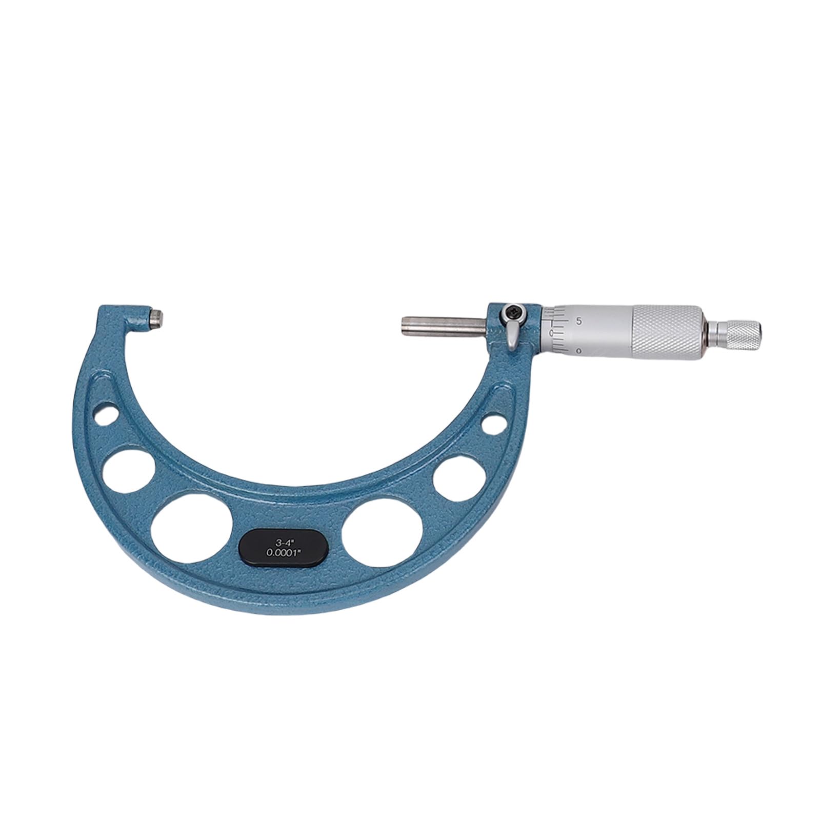 banapoy 4-teiliges Außenmikrometer-Set, 0-4 Zoll 0,0001 Zoll Graduierung, Maschinisten-Mikrometer mit Aufbewahrungskoffer, Zur Messung von Länge, Durchmesser, Dicke