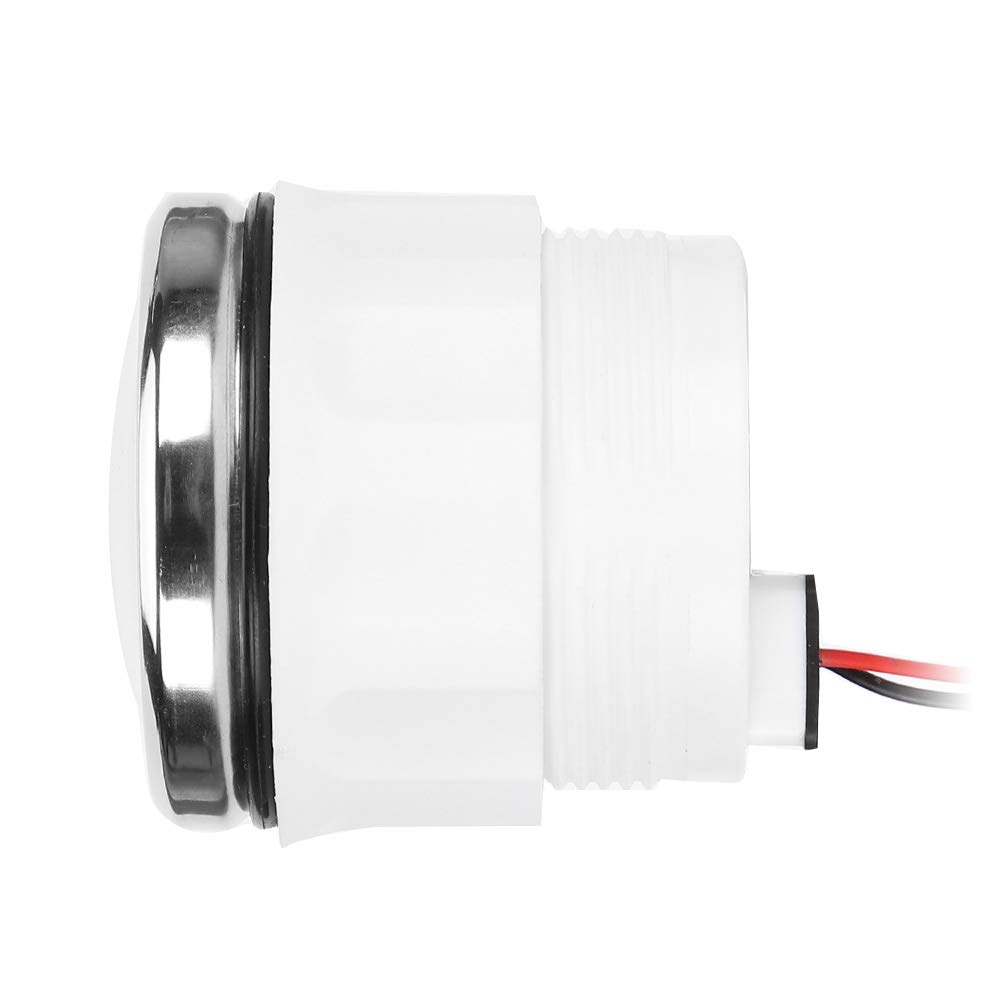 Jauge De Tension De terie à LED 52 MM/2 Pouces Avec Voy D'Avertissement Pour ures Et e Design élég Précision élevée Installation Facile Outil Indispensable Pour Les Passionnés D'Automobile