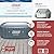 Coleman SaluSpa AirJet 4 to 6 Person Inflatable Hot Tub Square Portable Outdoor Spa with 114 Soothing AirJets and Insulated Cover, Gray