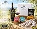 Imagen de Caja cesta de regalo Gourmet Vino Crianza Embutidos y Patés Ibéricos seleccion Fuet y Picos de Pan artesanos