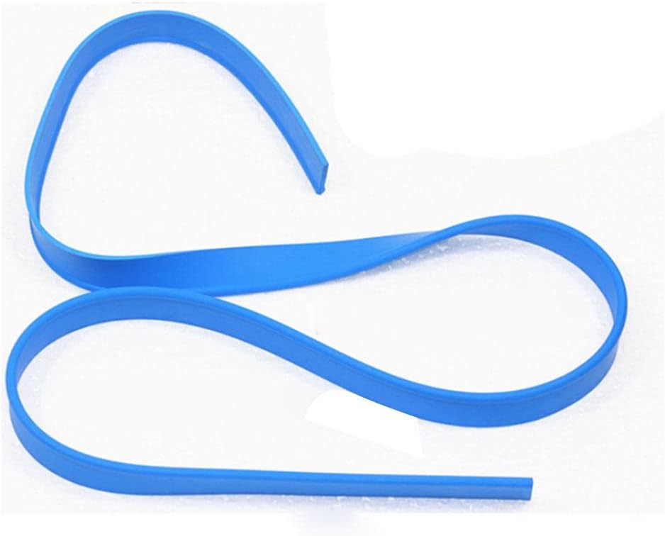 41 Inch Squeegee Rubber Blade Wiper for Window and Glass Cleaning - Easy to Replace - and Streak-Free - for Shower, Mirror, Car, and More - Home and Car Owners' Must-Have, Blue