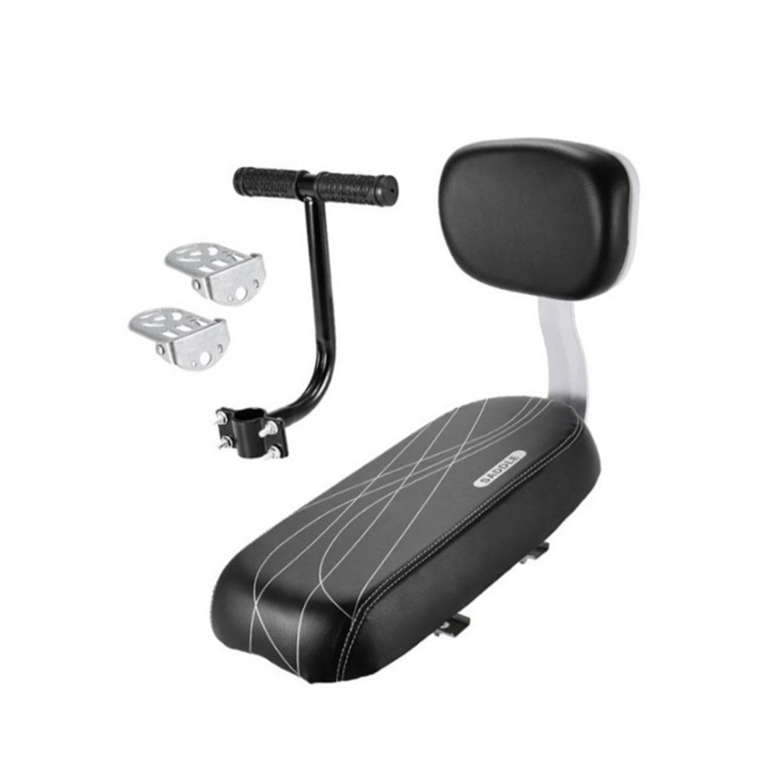 MUXZSIZ Bike Rear Seat Cushion Soft Comfortable Provides Safe Sturdiness Making Cycling Enjoyable for Kids with Sturdy Structure and Reliable Fixing Device
