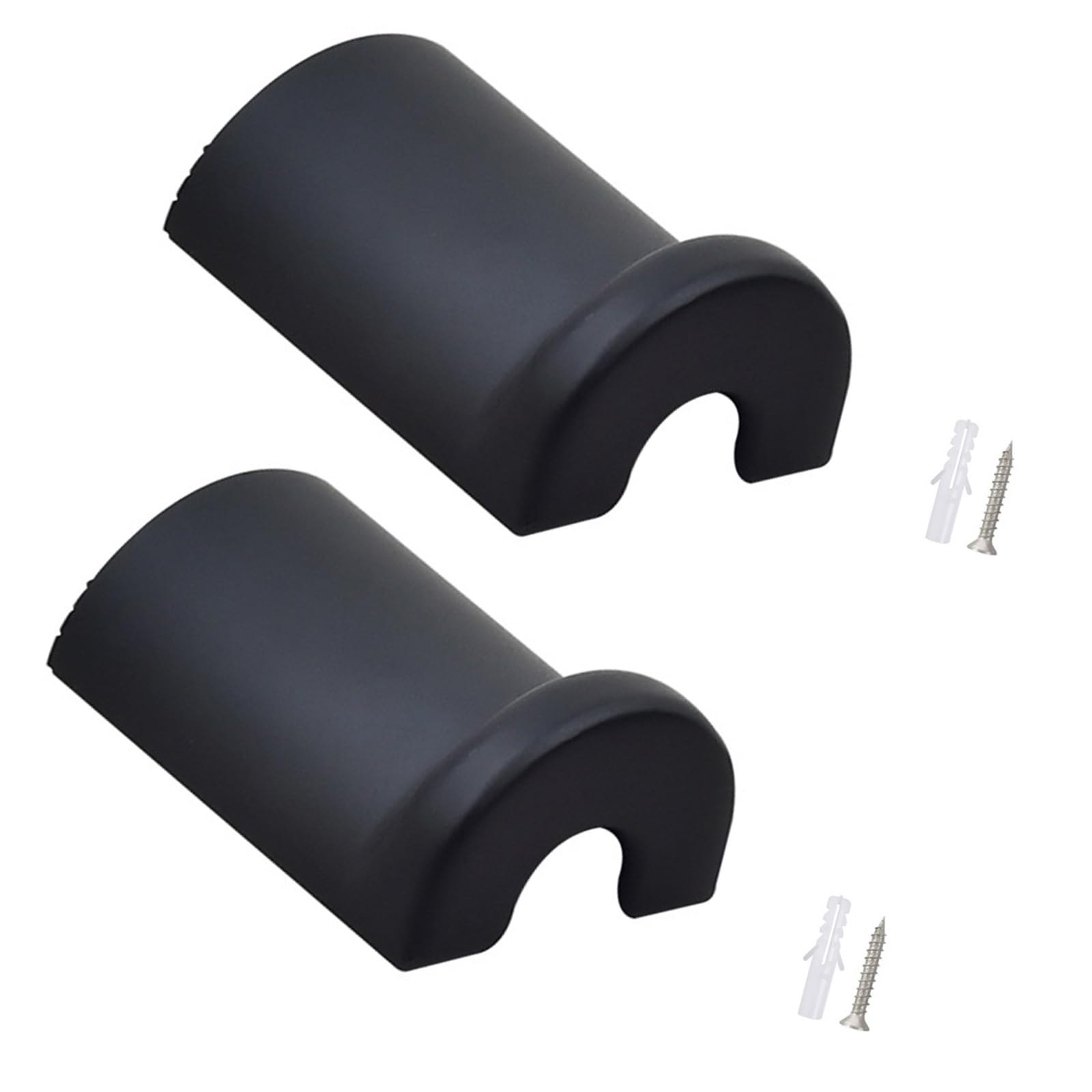 LUCKGONI Pack of 2 Nordic Curved Wall Hooks Elegant for Bathroom Kitchen Hallway Decoration Strong Load Capacity Zincs Alloy Hang