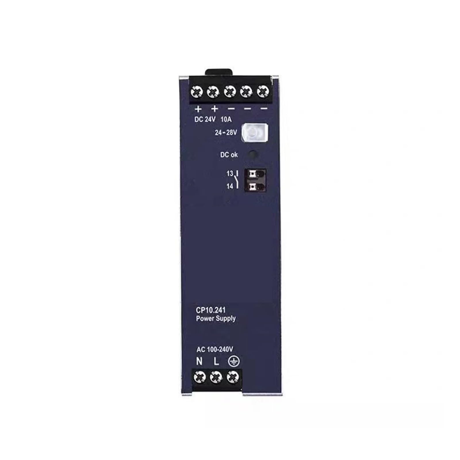 DEBLAN Alimentation monophasée sur Rail DIN CP10.241 24 V, 10 A, 240 W pour l'automatisation Industrielle et l'ingénierie des Machines