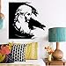 Zjxxm Vinyle Amovible Décor À La Maison   Tv Affiche Daenerys Targaryen Sculpté Wall Sticker Pour Salon Art Murale E689 57 * 57Cm