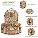 CALUOMATT Large Military Tactical Backpack for Men, 40-50L Backpacks for Women, Bug out Bag Army 3 Days Assault Pack Bags Rucksack with Molle System Cp
