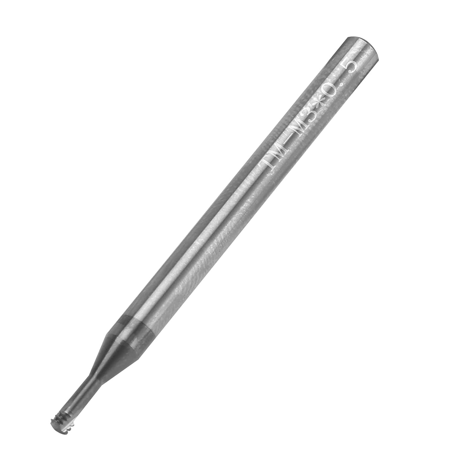 Premium 3 Flute CNC End Mill Set Tungsten Steel Micro Engraving Milling Cutter Router Bits for Aluminum Copper Cast Iron Stainless 50mm Length 4mm Shank
