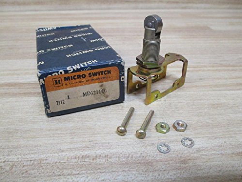 Honeywell MD3211Q1 Switch, BZ LARGE Basic, AUX. Actuator, CROSS Roller PLUNGER