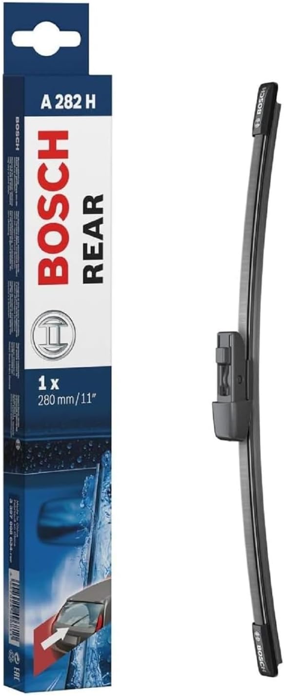 Rear Wiper A282H - Excellent Cleaning Performance - Replacement Blade for Back Windscreen - 1 Blade, 280mm