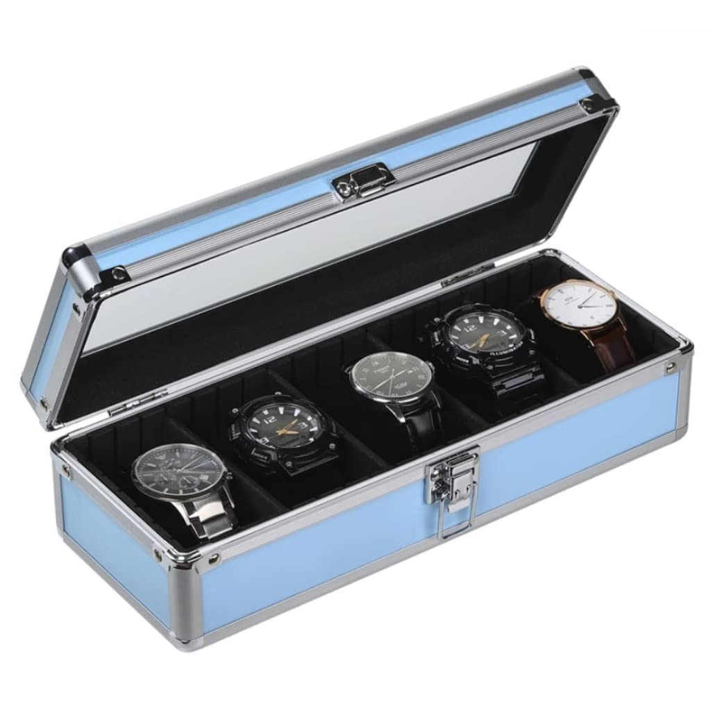 QUSYZD Watch Case Watch Roll Watch Storage Boxes Watch Case for Men Watch Case Display Organizer Boxes Watch Organizer Watch Box Watch Winder,