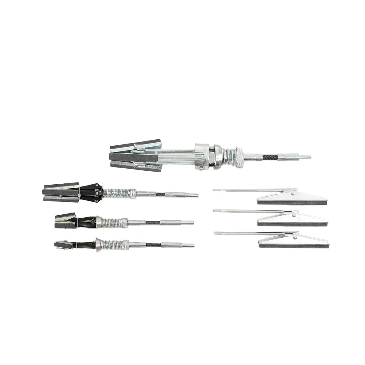 Outil Rodage Cylindre, Jeu d’Outils de rodage, 7 pièces, Outil d'affûtage de Cylindre de Moteur de Voiture à 2 et 3 mâchoires, polisseuse de Cylindre de Frein, Outil de Friction pour Trous de meulage
