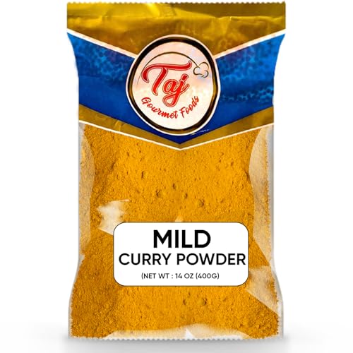 TAJ Mild Curry Powder 11-Blend Mix, 14-Ounce