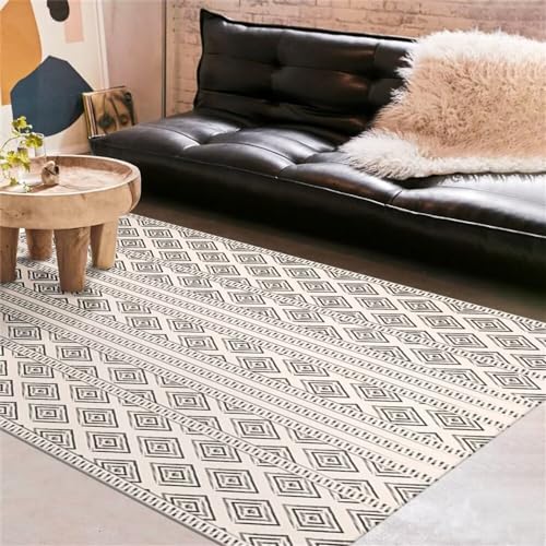 Tapis fin lavable bleu 60x90cm pour déco chambre garçon - 2