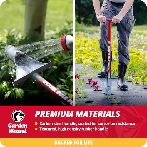 GARDEN WEASEL Bulb Planter - Long Handle | Annuals, Ground Cover, Vegetables, Spring and Fall Bulbs | Sod Cutter, Remover, and Plugger, Grass Planter, Bulb Planting Tool | 91350 by GARDEN WEASEL - Image 5