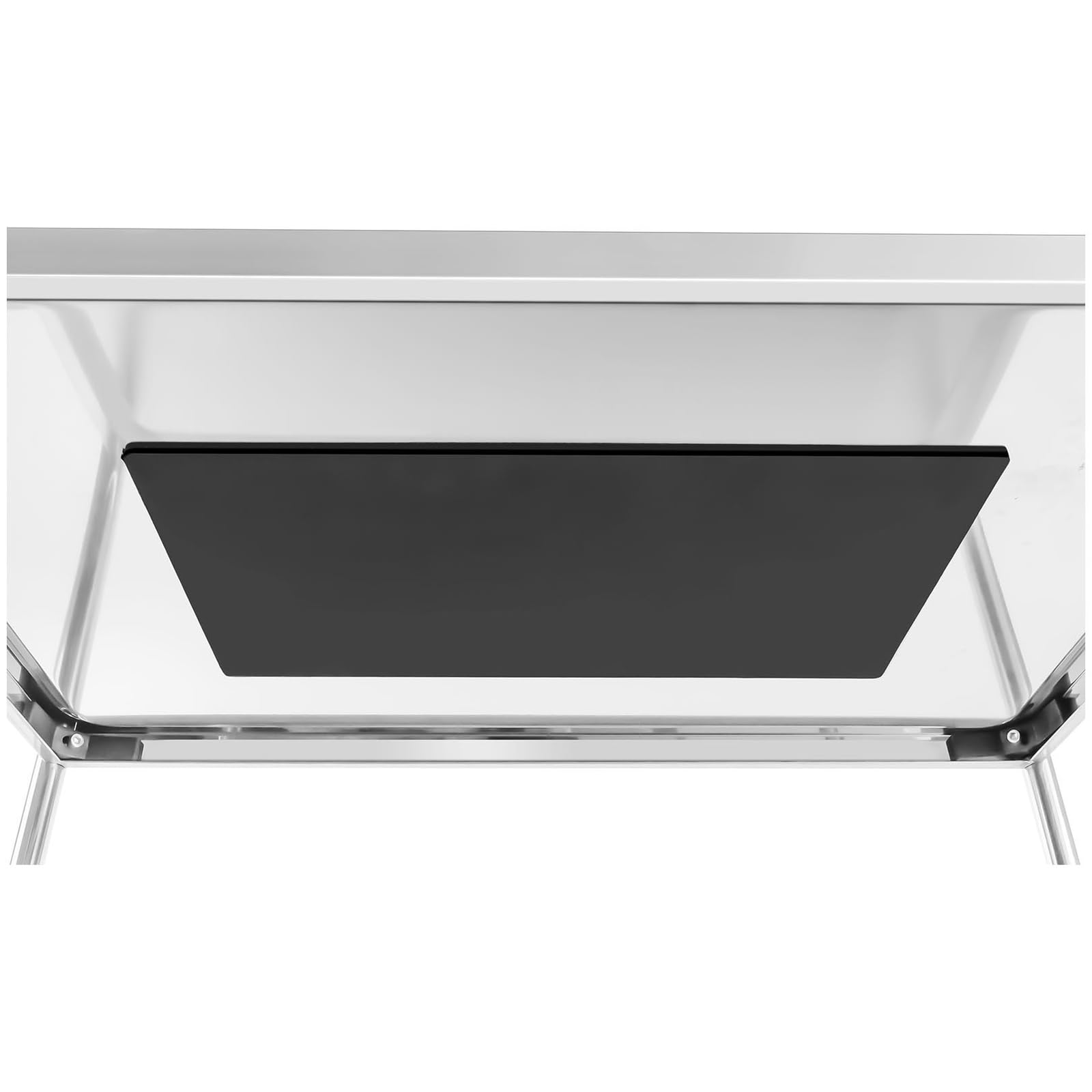 Royal Catering RCSW-6.2 Carro Cocina Carrito de Servicio con Ruedas (3 Estantes, Distancia Entre estantes 28,5 cm, Capacidad 500 kg, Acero Inoxidable)
