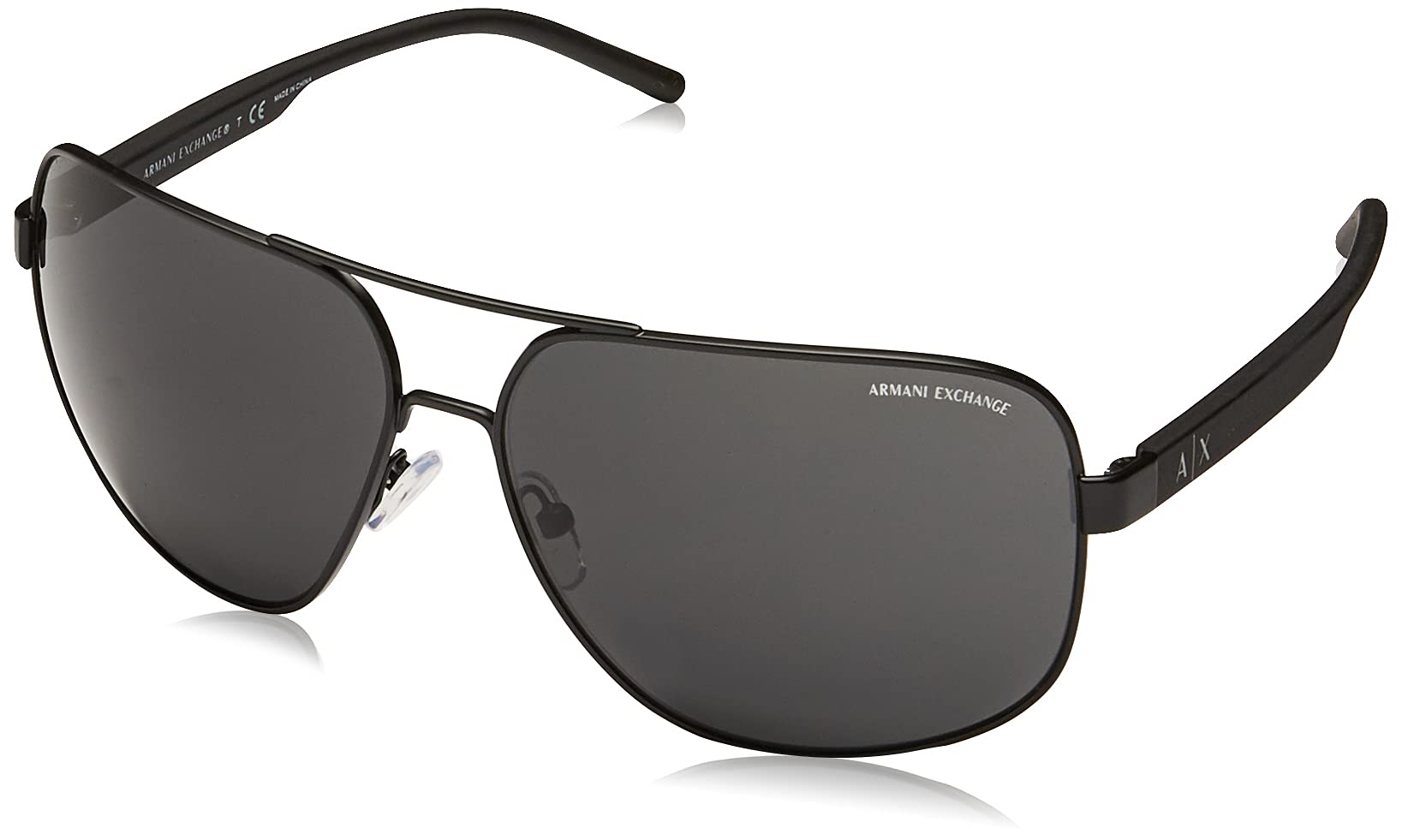 AX Armani ExchangeA|X Armani Exchange Men's AX2030S Metal Square Sunglasses, Matte