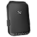 Vaultek LifePod Secure Waterproof Travel Case Rugged Electronic Lock Box Travel Organizer Portable Handgun Safe with Backlit Keypad (Covert Black)