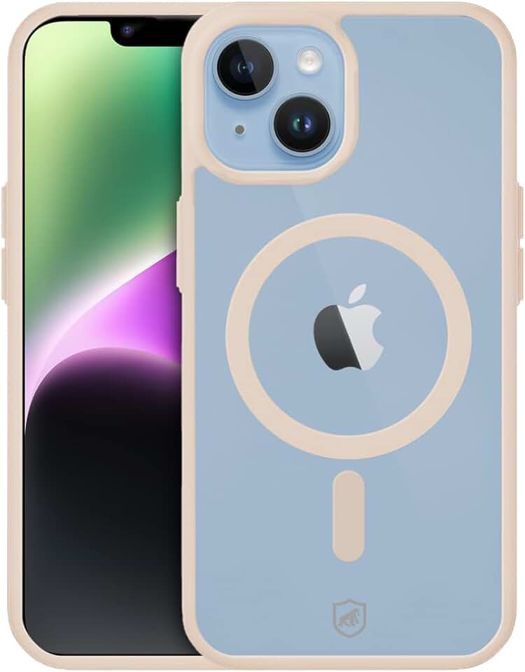 Gshield Capa Case Capinha Compatível com MagSafe (Rosa, iPhone 14 Plus)