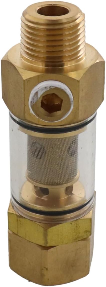 Erie Tools Pressure Washer 1/2" MNPT x 3/4" FNPT Inlet Water Sediment Filter