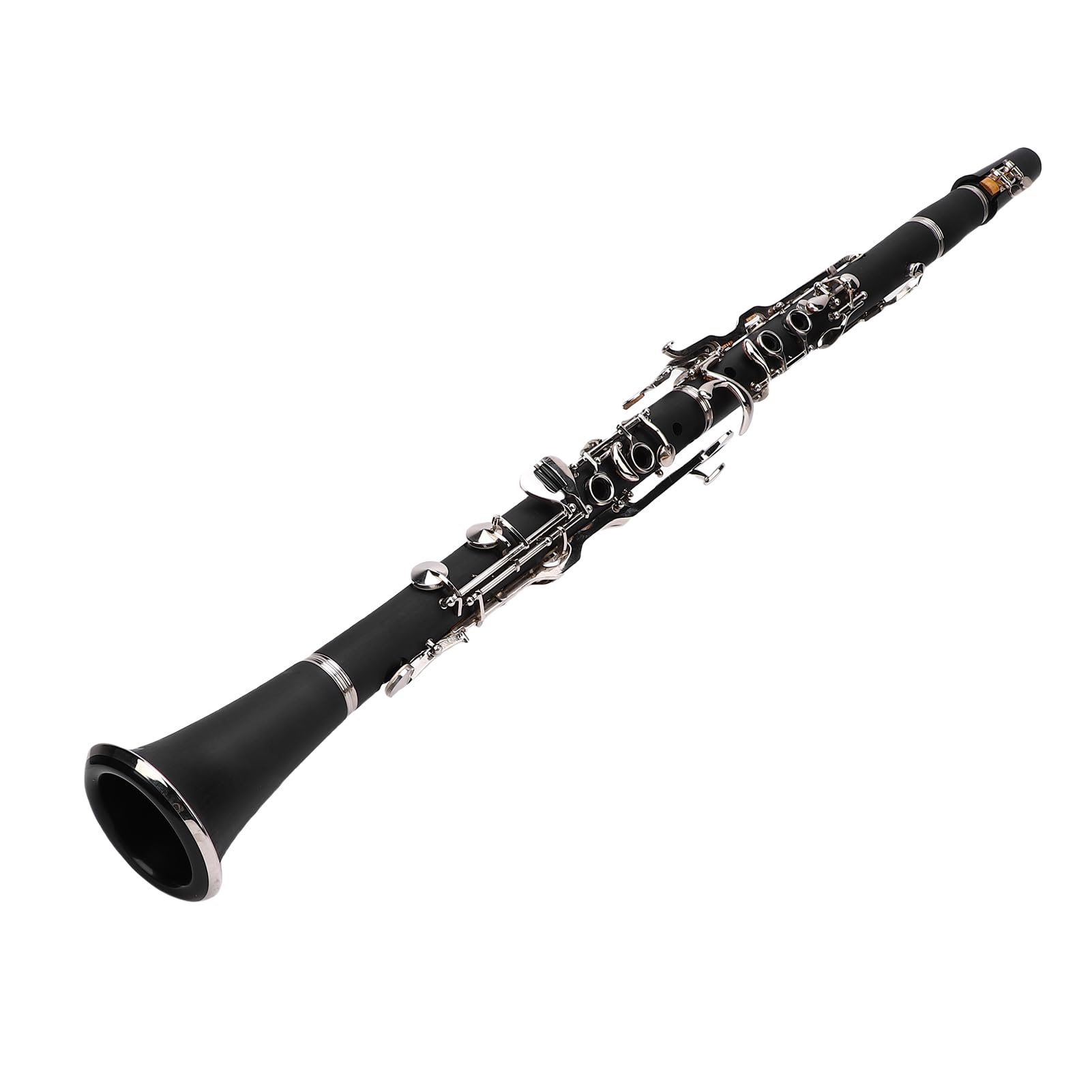 RiToEasysports Clarinete G Key, diseño mejorado, configuración de tubo regulador dual, materiales de primera calidad, excelente elasticidad, accesorios completos, diseño de moda, instrumento versátil