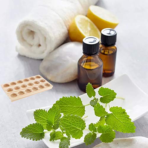 Ätherisches Öl Display Ständer 18 Löcher Holz Box Veranstalter Aromatherapie Öle Hölzern Tragen Gestell Halter… – Bild 6