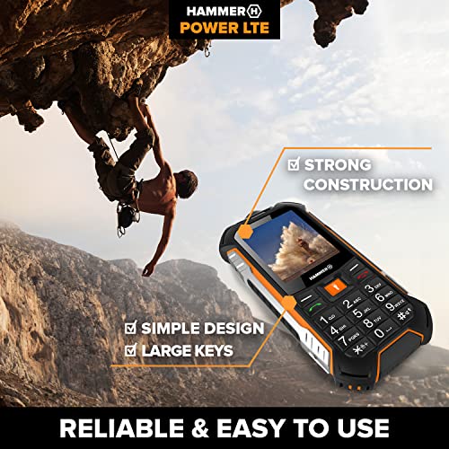 Hammer H Power LTE - Robusta mobilen med mega batteri och dubbel SIM