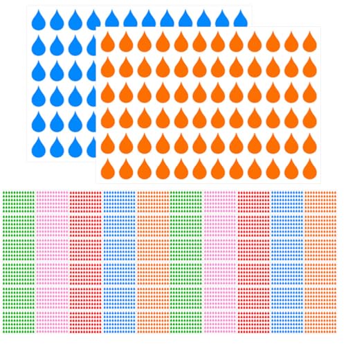 Stickers index teardrop en papier pour personnaliser votre journal DIY