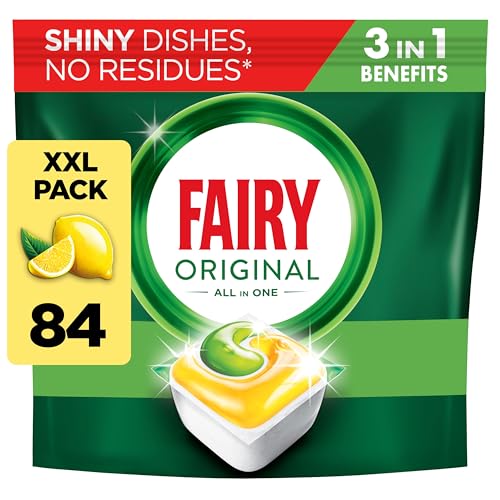 Tablettes lave-vaisselle Fairy Original Citron x84 lavages efficaces
