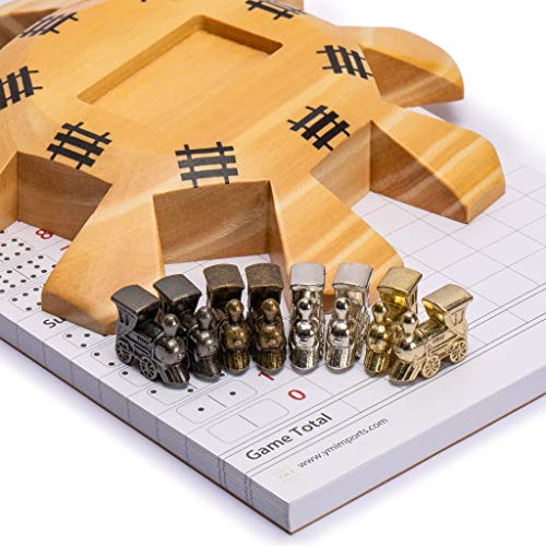 Set de 4 Soportes para Dominó y Accesorios Mexican Train miniatura 7