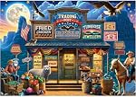 Rocorose Jigsaw Puzzle 1000 Pieces for Adults, Trading Post Puzzle Challenging Game Nights for Family Party Holiday Jigsaw Puzzle Home Decor