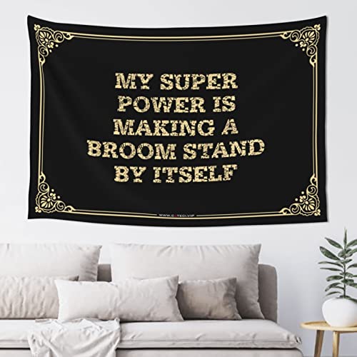 Asthetic Room Decore ���� �o�[ ���� My Super Power is Making A Broom Stand By Itself �^�y�X�g���[ ���I�X�^�b�t���̑���(75X100cm)