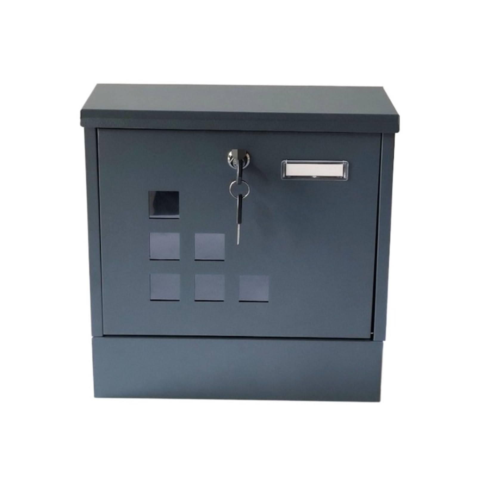 Vintage Letter Box Mailbox Locking Mailbox Wall Mounted Metal Drop Box Cover Postbox For House Home Outdoor Lockable