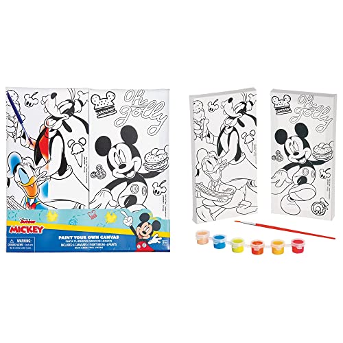 Toile Mickey Mouse Disney pour occuper les enfants calmement | Pack de 2 Amscan 20x10cm