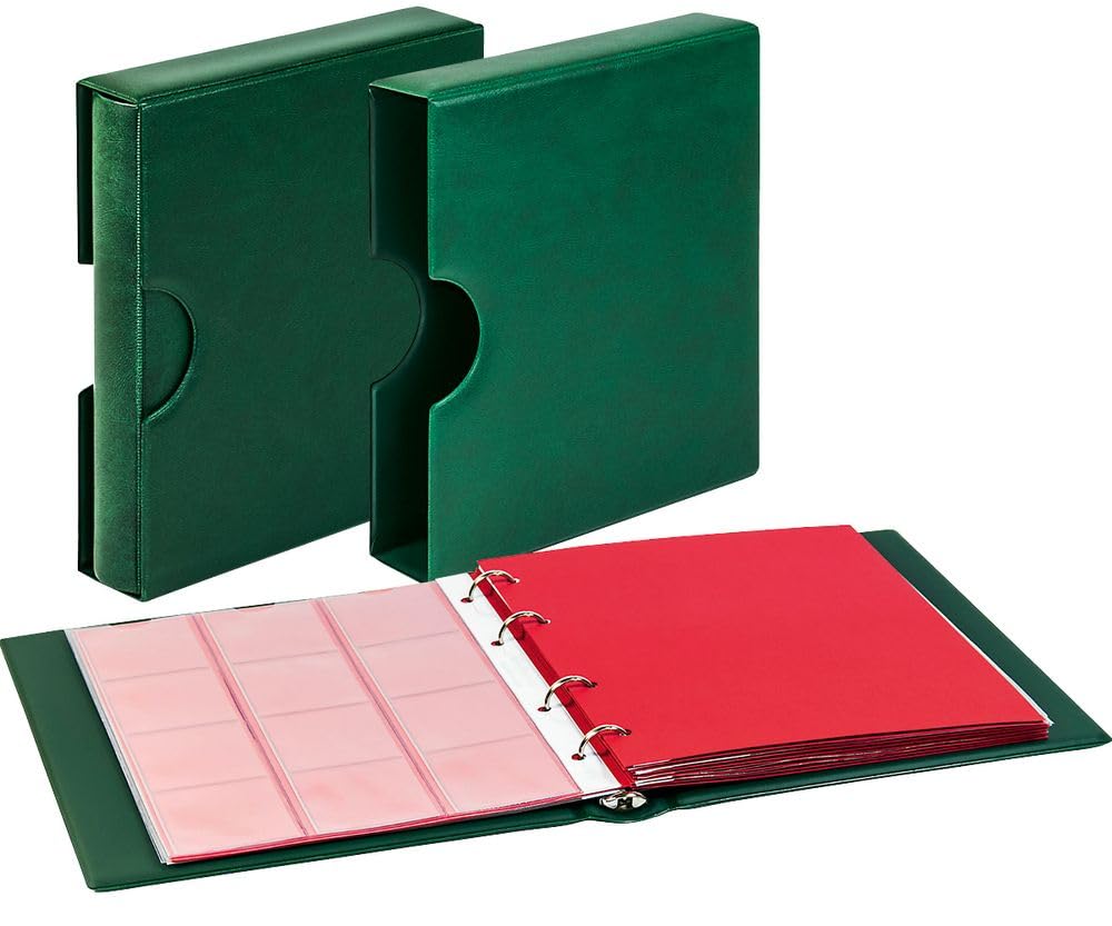 Álbum para Monedas LINDNER Das Original Karat Classic, acabado verde premium 7