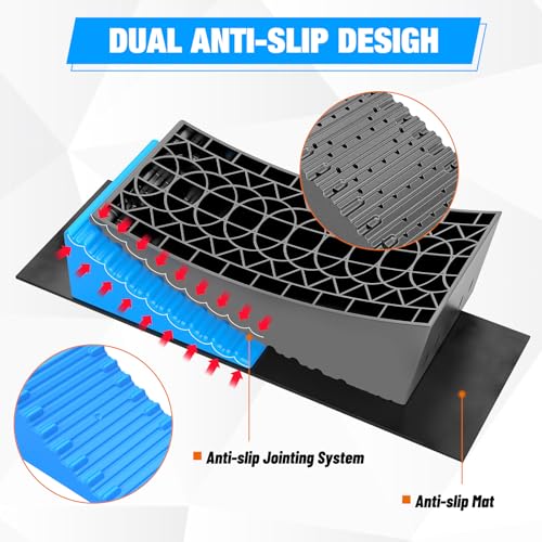 Image of Nilight RV Levelers with Wheel Chocks, 2-Pack