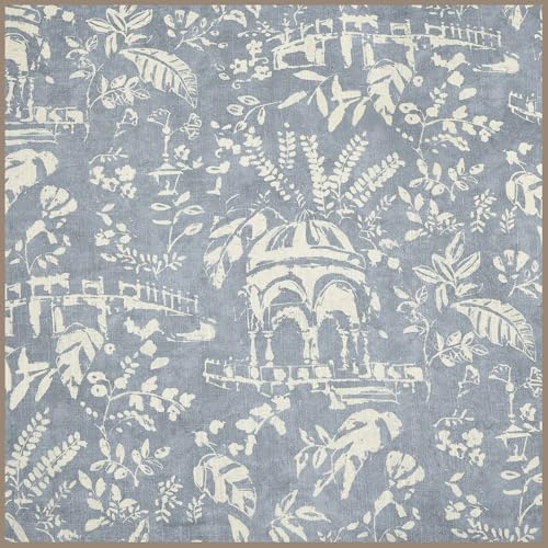 Image of HiEnd Accents Genoa Soft Washed Linen 3 Piece King Blue Comforter Set