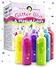 New: Glitter Glue Art Slime Kit [Slime ACTIVATOR Included] Red Yellow Green Purple Pink Blue Colors - Clear School Glue - Girls and Boys Ages: 3 4 5 6 7 8 9 10 11 12 [Fully Washable]