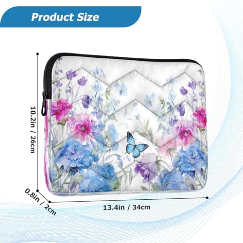 Funda para portátil Rustic Wildflowers 13-14 pulgadas impermeable miniatura 3