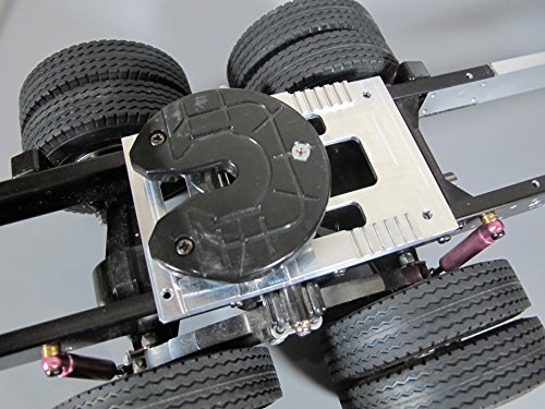 Rctruckfactory Aluminum Fifth Wheel Coupler Mounting Plate For Tamiya 1/14 Semi Truck #TOP4