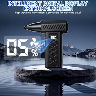 Snow Master Pro LED Turbo Blower, 130,000 RPM Portable Snow Whiz Turbo Blower,Mini Turbo Snow Blower, Blower for car with Dual Mode Design,for Vehicle Snow Removal and Home Cleaning