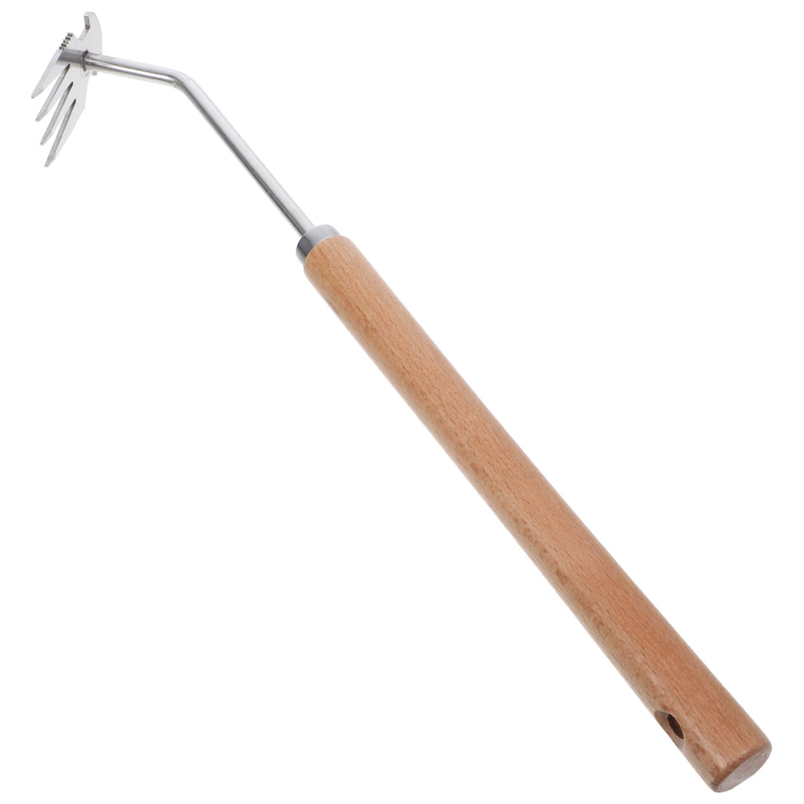 SUPVOX 5piezas Herramienta De Jardinería Weeder Inoxidable Rastrillo Manual Para Deshierbar Mango Ergonómico y Resistente Para y