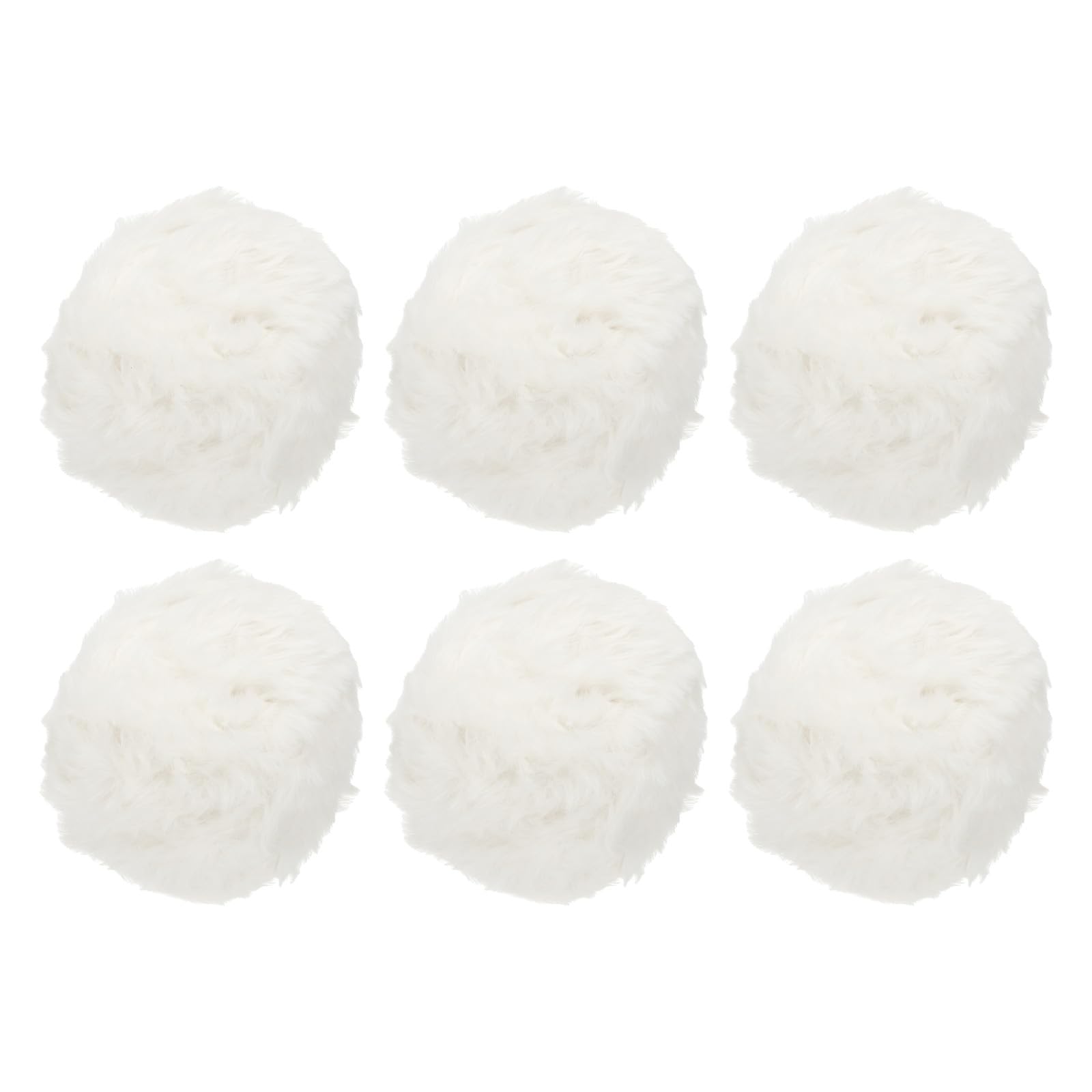 Fil en fausse fourrure beige PATIKIL 6 pelotes de 50g pour crochet et tricot