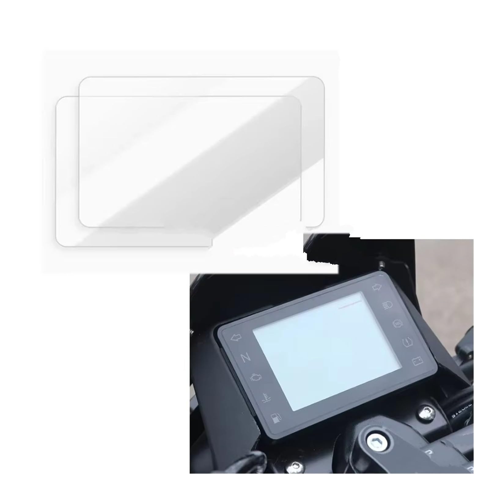 Motocicleta Protector Pantalla Para Zontes Para ZONTES 125 Para C Para C125 2 Uds. Protector Pantalla Tablero Película TPU Arañazos En Grupo Motocicletas Antiaceite