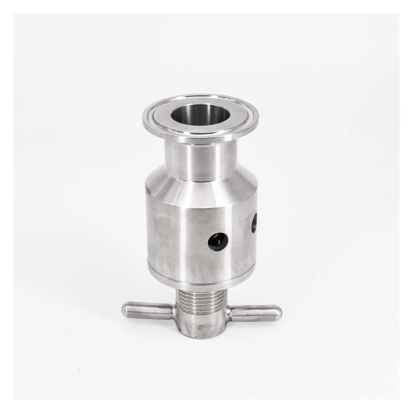 Válvula de seguridad de alivio de presión ajustable de 0,5 a 5 bar con abrazadera triple de 1,5" for elaboración de cerveza de acero inoxidable para la elaboración de cerveza